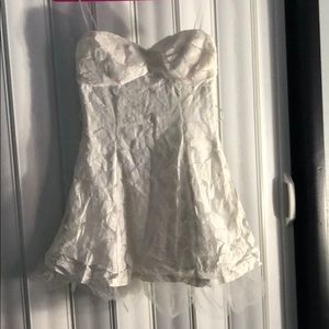 White lace dress